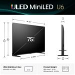 Hisense - 75" Class U6 Series MiniLED QLED UHD 4K Smart Fire TV (2025) - Image 3