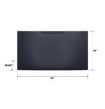 GE 16" Laundry Pedestal Storage Drawer Select Washers Dryers Sapphire Blue from Kings Outlet