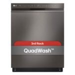 LG 24" Front Control Built-In Stainless Steel Tub Dishwasher 3rd Rack QuadWash 48dba Black from Kings Outlet