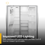 Whirlpool - 28.7 Cu. Ft. Side-by-Side Refrigerator with TruCool System - Fingerprint-Resistant Stainless Finish - Image 7