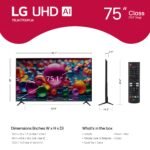 LG 75" Class UA77 Series LED AI 4K UHD Smart webOS TV 2025 from Kings Outlet