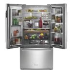 KitchenAid 23.8 cu. ft. 36" Counter-Depth French Door Platinum Interior Refrigerator PrintShield Finish Stainless from Kings Outlet
