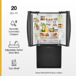 Whirlpool 20 Cu. Ft. Wide French Door Refrigerator White from Kings Outlet