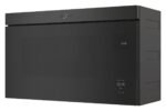 Whirlpool - 1.1 Cu. Ft. Over-the-Range Microwave with Flush Built-in Design - Black Stainless Steel - Image 3