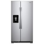 Whirlpool - 25 cu. ft 36-inch Wide Side-by-Side Refrigerator - Fingerprint-Resistant Stainless Finish