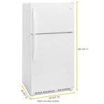 Whirlpool - 20.5 Cu. Ft. Top-Freezer Refrigerator with Frameless Glass Shelves - White - Image 3