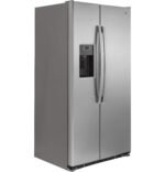 GE - 21.9 Cu. Ft. Side-by-Side Counter-Depth Refrigerator with Integrated Shelf Support System - Stainless Steel - Image 6