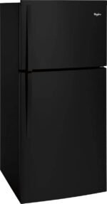Whirlpool 19.3 Cu. Ft. Top-Freezer Refrigerator Black from Kings Outlet