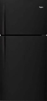 Whirlpool 19.3 Cu. Ft. Top-Freezer Refrigerator Black from Kings Outlet