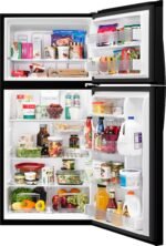 Whirlpool 19.3 Cu. Ft. Top-Freezer Refrigerator Black from Kings Outlet