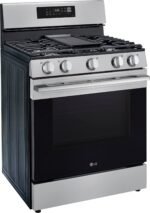 LG 6.3 Cu. Ft. Freestanding Gas True Convection Smart Range EasyClean Air Fry UltraHeat from Kings Outlet