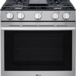 LG - 6.3 Cu. Ft. Freestanding Gas True Convection Smart Range with EasyClean, Air Fry and UltraHeat 20K Burner - Stainless Steel