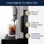 De Longhi Eletta Explore Fully Automatic Espresso Machine Cold Brew Silver from Kings Outlet