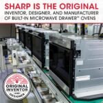 Sharp - 1.2 Cu. Ft. Built-in Microwave Drawer with Sensor Cooking - Black Stainless Steel - Image 3