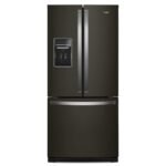 Whirlpool - 20 Cu. Ft. Wide French Door Refrigerator - Black Stainless Steel