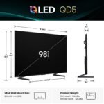 Hisense - 98" Class QD5 Series Hi-QLED 4K UHD Smart Google TV (2025) - Image 3