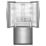 Whirlpool - 20 Cu. Ft. Wide French Door Refrigerator - Stainless Steel - Image 2