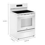 Whirlpool - 5.3 Cu. Ft. Freestanding Electric Range with No Preheat Mode - White - Image 3