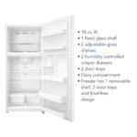Insignia 18 Cu. Ft. Top-Freezer Refrigerator Handles White from Kings Outlet