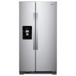 Whirlpool - 25 Cu Ft. Wide Side-by-Side Refrigerator - Stainless Steel