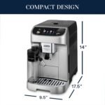 De'Longhi - Magnifica Plus Fully Automatic Espresso Machine - Silver - Image 6