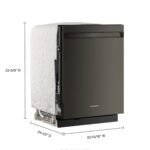 KitchenAid - 24" Top Control Built-In Stainless Steel Tub Dishwasher with Third Rack, Advanced ProDry System, and 44 dBA - Black Ore - Image 3