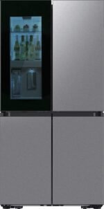 Samsung Bespoke 29 Cu. Ft. 4-Door Flex French Door Refrigerator Auto Open Door Stainless from Kings Outlet