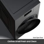 Samsung - 5.3 cu. ft. Bespoke AI Ventless Smart All-In-One Front Load Washer/Electric Dryer Combo with Ventless Heat Pump - Dark Steel - Image 6