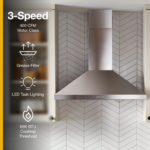 Whirlpool - 30 inches - Convertible - Wall Range Hood - Stainless Steel - Image 4