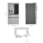 LG - 29.5 Cu. Ft. 4-Door French Door-in-Door Smart Refrigerator with Craft Ice - Stainless Steel - Image 3
