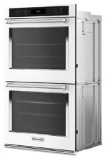 KitchenAid 30" Built-In Electric Convection Double Wall Oven Air Fry Mode White from Kings Outlet