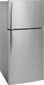 Whirlpool 19.3 Cu. Ft. Top-Freezer Refrigerator Monochromatic Stainless Steel from Kings Outlet