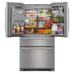 KitchenAid - 26.2 Cu. Ft. Multi-Door French Door Refrigerator with Platinum Interior - Stainless Steel - Image 2