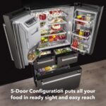 KitchenAid - 25.8 Cu. Ft - Black Stainless Steel - Image 5