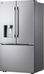 LG Counter-Depth MAX 23.7 Cu. Ft. French Door Smart Refrigerator Zero Clearance Stainless Steel from Kings Outlet