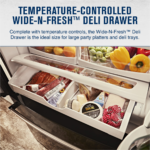 Maytag - 25 Cu. Ft. French Door Refrigerator with PowerCold Feature - Black - Black on Black - Image 6