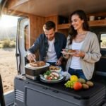 Anker SOLIX Everfrost 2 Electric Cooler 58L 61QT 288Wh Plug in Battery Refrigerator/Freezer Powered from Kings Outlet