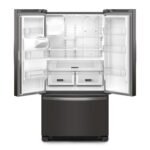 Whirlpool - 24.7 Cu. Ft. French Door Refrigerator with Elevated Deli Drawer - Black Stainless Steel - Image 2
