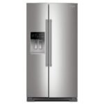 Maytag - 28.7 Cu. Ft. Side-by-Side Built-in Refrigerator with Arctic Blue Interior - Stainless Steel