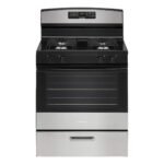 Amana - 5.1 Cu. Ft. Freestanding Gas Range with Bake Assist Temps - Stainless Steel
