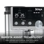 Ninja - Luxe Café Pro Series 4 in 1 Espresso, Drip Coffee, Cold & Hot Brew, Tamper, Grinder, Scale, Hands-Free Frother - Stainless Steel - Image 3