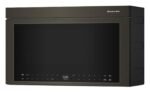 KitchenAid - 1.1 Cu. Ft. Convection Flush Built-In Over-the-Range Microwave with Air Fry Mode - Black Stainless Steel - Image 3