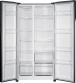 Frigidaire 21.4 Cu. Ft. Side-by-Side Counter-Depth Refrigerator Fresh Storage Crispers Drawer Fingerprint-Resistant Stainless Steel from...