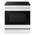 Samsung - Bespoke 6.3 Cu. Ft. Slide-In Electric Induction Range with Air Fry - White Glass