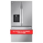 LG Counter-Depth MAX 25.5 Cu. Ft. French Door Smart Refrigerator Dual Ice Stainless Steel from Kings Outlet