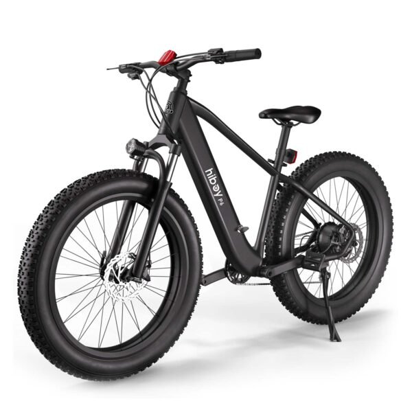 HiBoy P6 Electric Bike 62 mi Max Operating Range 28 mph Max Speed Black from Kings Outlet