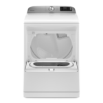 Maytag - 7.4 Cu. Ft. Smart Electric Dryer with Steam and Extra Power Button - White - Image 2