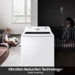 Samsung 4.5 Cu. Ft. High-Efficiency Top Load Washer Vibration Reduction Technology+ White from Kings Outlet