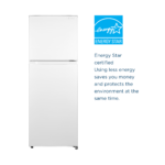 Insignia - 10.1 Cu. Ft. Top-Freezer Refrigerator with Reversible Door and ENERGY STAR Certification - White - Image 3