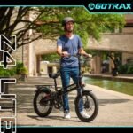 GoTrax - Z4 LITE Folding eBike w/ 25mi Max Operating Range and 20mph Max Speed - Black - Image 2